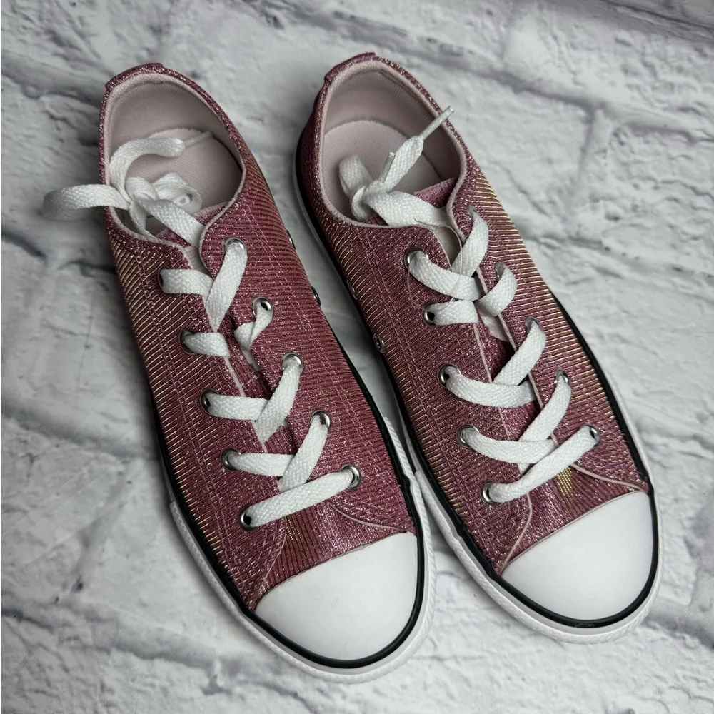 Converse Glittery Pink Shoes